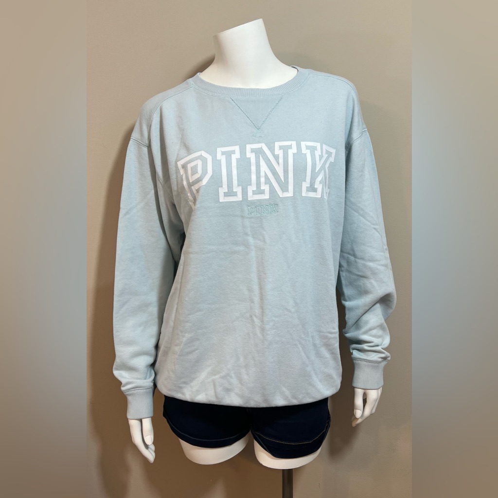 Vs Pink Mint Pullover Sweatshirt
